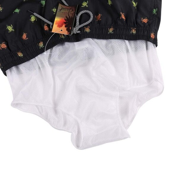 Boys' Swim Trunks Quick Dry Swimsuit with Liner Size 25 - Picture 4 of 6